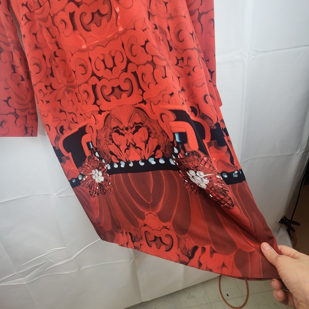 Mary Katrantzou silk dress size 8(12UK) in VGUC - Picture 4 of 14